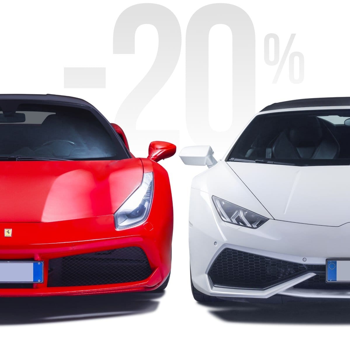 Ferrari 488 Spider + Lamborghini Huracán LP610-4 Spyder 1 Ferrari 488 Spider + Lamborghini Huracán LP610-4 Spyder