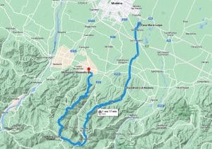 itinerario consigliato