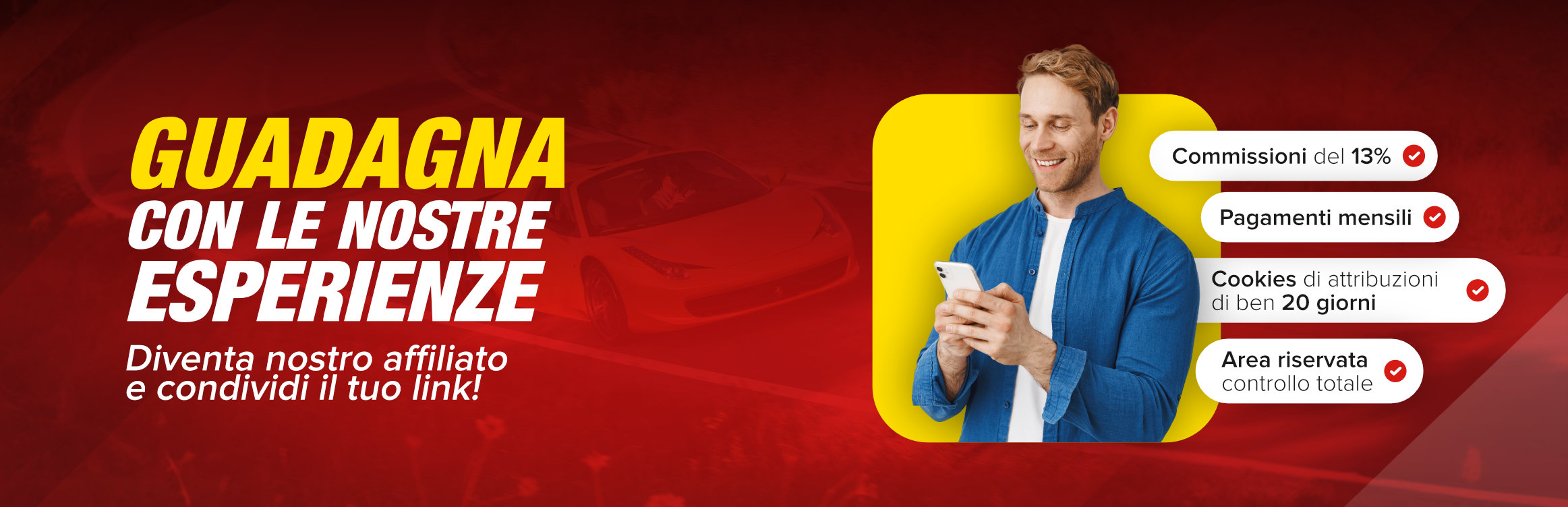 motorsport affiliazione guadagna con le nostre esperienze