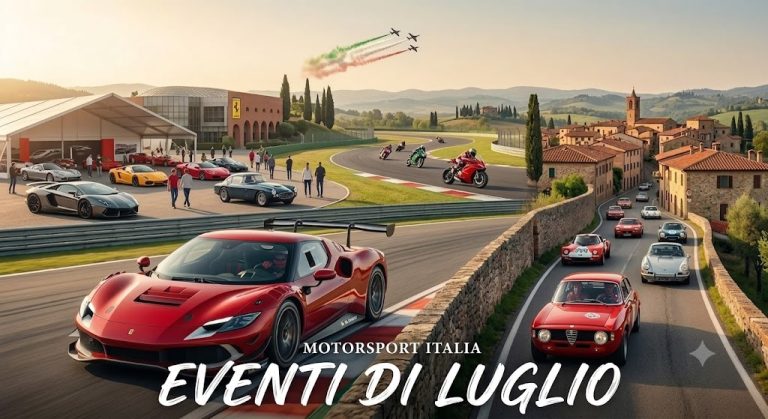 eventi di luglio settore motorsport italia