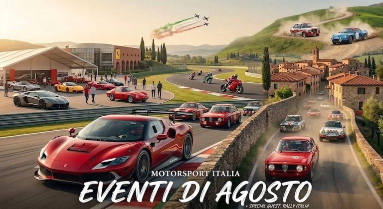 Eventi di Agosto 2026 selezione motorsport